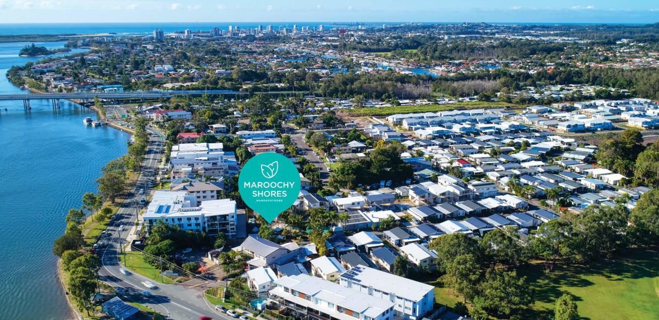 Scenic view of Maroochy Shores